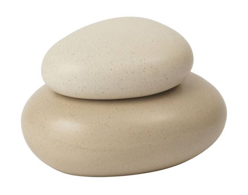 Pebble Box 10 cm sand von ferm LIVING