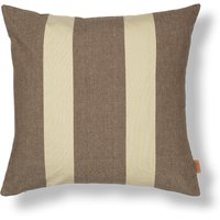 Outdoor Kissenhülle Strand carob brown/parchment von ferm LIVING