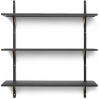 Regal Sector Large black/brass 54 cm L von ferm LIVING