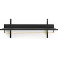 Regal Sector Rack black ash/brass von ferm LIVING