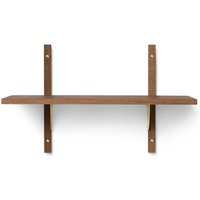 Regal Sector smoked oak/brass 54 cm L von ferm LIVING