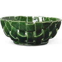 Schale Plait emerald green ⌀ 24 cm von Ferm Living