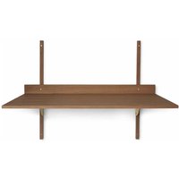 Schreibtisch Sector smoeked oak/brass von ferm LIVING