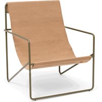 Sessel Desert Lounge Sand olive von ferm LIVING