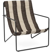 Sessel Desert Lounge Stripe black von ferm LIVING