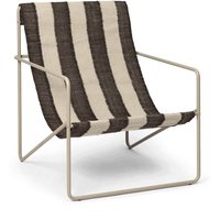 Sessel Desert Lounge Stripe cashmere von ferm LIVING