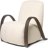 Sessel Lounge Chair Buur off-white von ferm LIVING