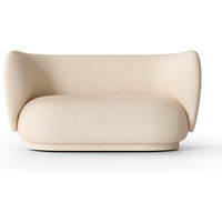 Sofa 2-Sitzer Rico brushed/off white von ferm LIVING