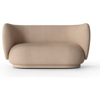 Sofa 2-Sitzer Rico brushed/sand von ferm LIVING