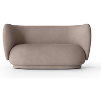 Sofa 2-Sitzer Rico brushed/warm grey von ferm LIVING