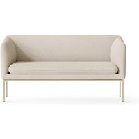 Sofa 2-Sitzer Turn Bouclé - off white von ferm LIVING