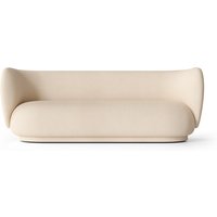 Sofa 3-Sitzer Rico brushed/off white von ferm LIVING