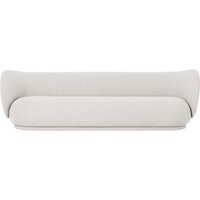 Sofa 4-Sitzer Rico bouclé/off white von ferm LIVING