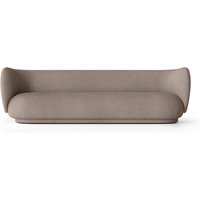 Sofa 4-Sitzer Rico brushed/warm grey von ferm LIVING