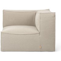 Sofa Catena Connecting Corner rechts Cotton Linen 108 cm L von ferm LIVING