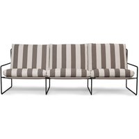 Sofa Desert Dolce 3-Sitzer chocolate/black von ferm LIVING