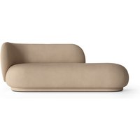 Sofa Rico Divan L brushed/sand von ferm LIVING