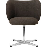 Stuhl Rico Dining Swivel hallingdal-dark grey brown von ferm LIVING