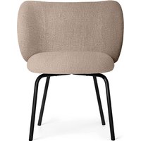 Stuhl Rico Dining bouclé-sand/black von ferm LIVING