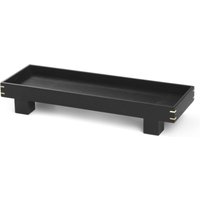 Tablett Bon Wooden black stained oak 36 x 12 cm von ferm LIVING