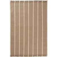 Teppich Calm Kelim dark sand/off-white 300 cm x 200 cm von ferm LIVING