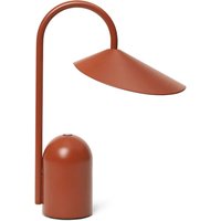 Tischleuchte Arum portable oxide red von ferm LIVING