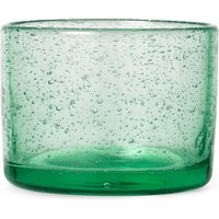 Trinkglas Oli grün 12 cm H von ferm LIVING