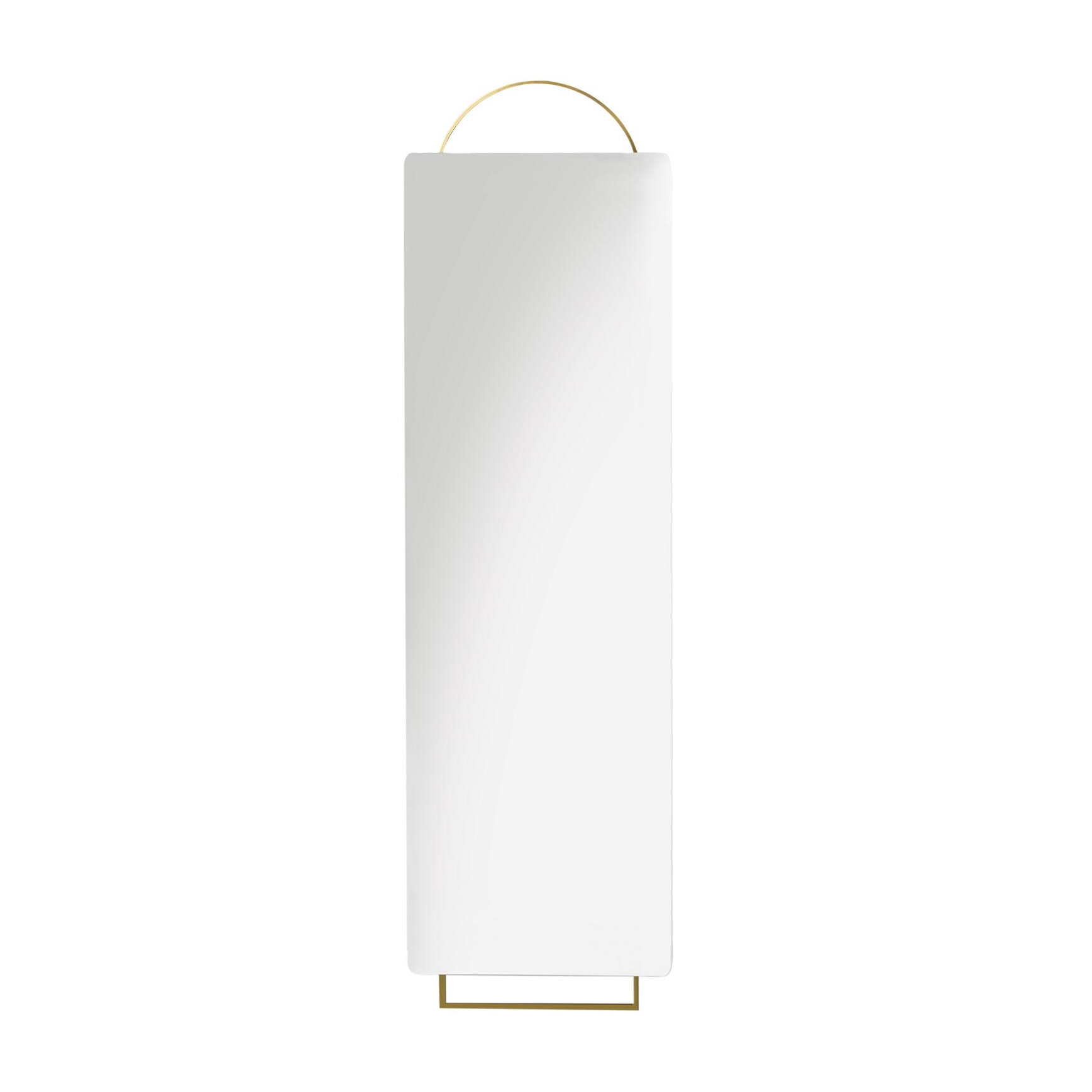 ferm LIVING - Adorn Wandspiegel H 159cm - messing/BxH 45x159cm von ferm LIVING