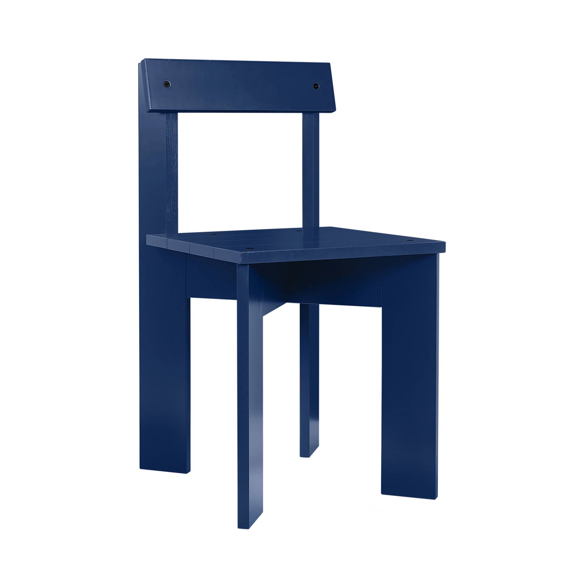 ferm LIVING - Ark Stuhl - blau/lackierte Buche/BxHxT 40x78x45,7cm/zur Selbstmontage von ferm LIVING