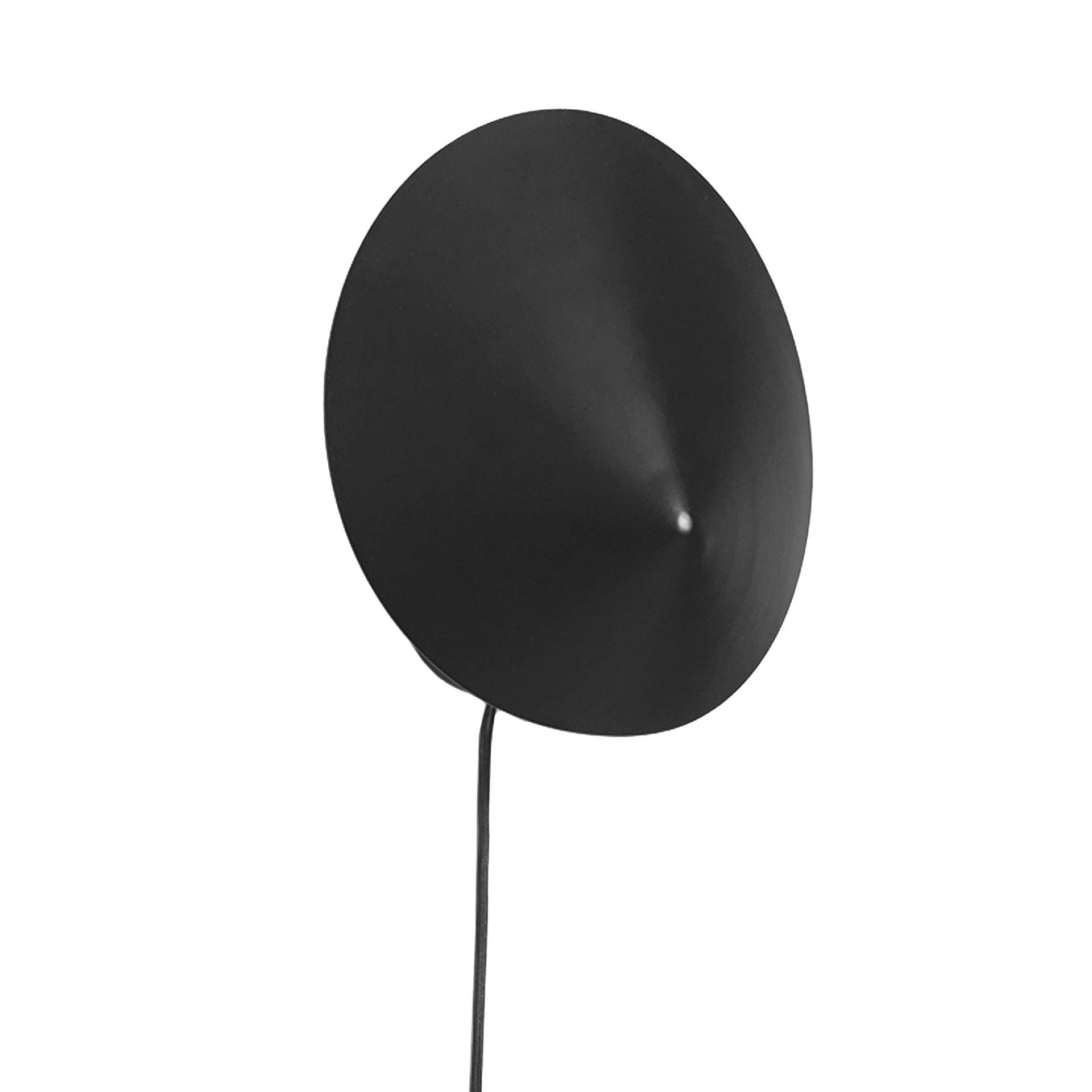 ferm LIVING - Arum Sconce Wandleuchte - schwarz/pulverbeschichtet/BxHxT 29,2x29x16cm/schwenkbarer Lampenschirm/LED E14/220-240V 50Hz/12W/Leuchtmittel von ferm LIVING