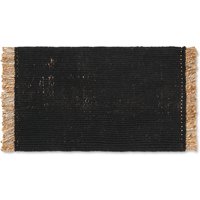 Ferm Living - Block Fußmatte, 50 x 80 cm, schwarz von Ferm Living