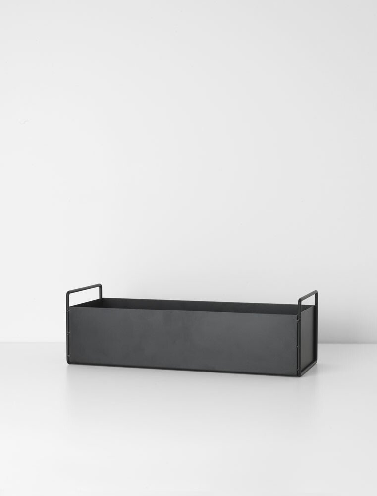 ferm LIVING Blumenkasten 45 cm schwarz von ferm LIVING