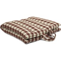 Ferm Living - Bothy Check Faltmatte, zimt / grau-grün von Ferm Living