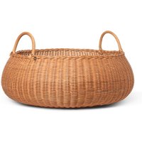 Ferm LIVING - Braided Korb Niedrig Natur von ferm LIVING