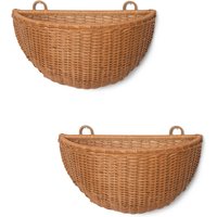Ferm Living - Braided Wandkörbe 2er Set Natur Ferm Living - Braided Wandkörbe 2er Set Natur von Ferm Living