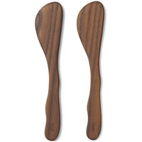 Ferm Living - Cairn Buttermesser, dunkelbraun (2er-Set) von Ferm Living