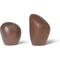 Ferm Living - Cairn Salz- und Pfefferstreuer, Esche karbonisiert (2er-Set) von Ferm Living