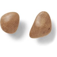 Ferm Living - Cairn Wandhaken, Eiche (2er-Set) von Ferm Living