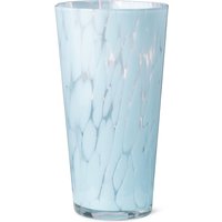 ferm LIVING - Casca Vase, Ø 12.5 x H 22 cm, pale blue von ferm LIVING