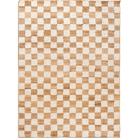 Ferm Living - Check Wool Jute Teppich von Ferm Living
