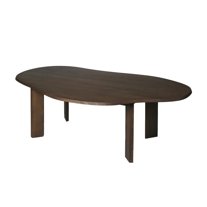 ferm LIVING - Tarn Esstisch 220cm - buche/dunkel gebeizt/LxBxH 220x118,5x73cm von ferm LIVING