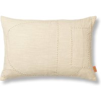 ferm LIVING - Darn Kissen, 40 x 60 cm, natur von ferm LIVING