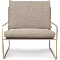 ferm LIVING - Desert Dolce Outdoor Sessel, cashmere / dark sand von ferm LIVING