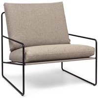 ferm LIVING - Desert Dolce Outdoor Sessel, schwarz / dark sand von ferm LIVING