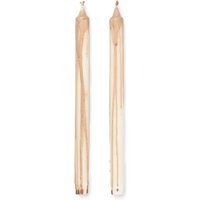 Ferm Living - Dryp Stabkerzen, beige / weiß (2er-Set) von Ferm Living