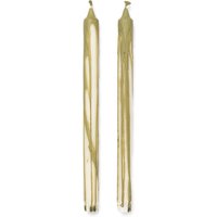 Ferm Living - Dryp Stabkerzen, olivgrün / weiß (2er-Set) von Ferm Living