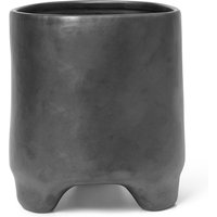 ferm LIVING - Esca Blumentopf, H 18 cm, schwarz von ferm LIVING