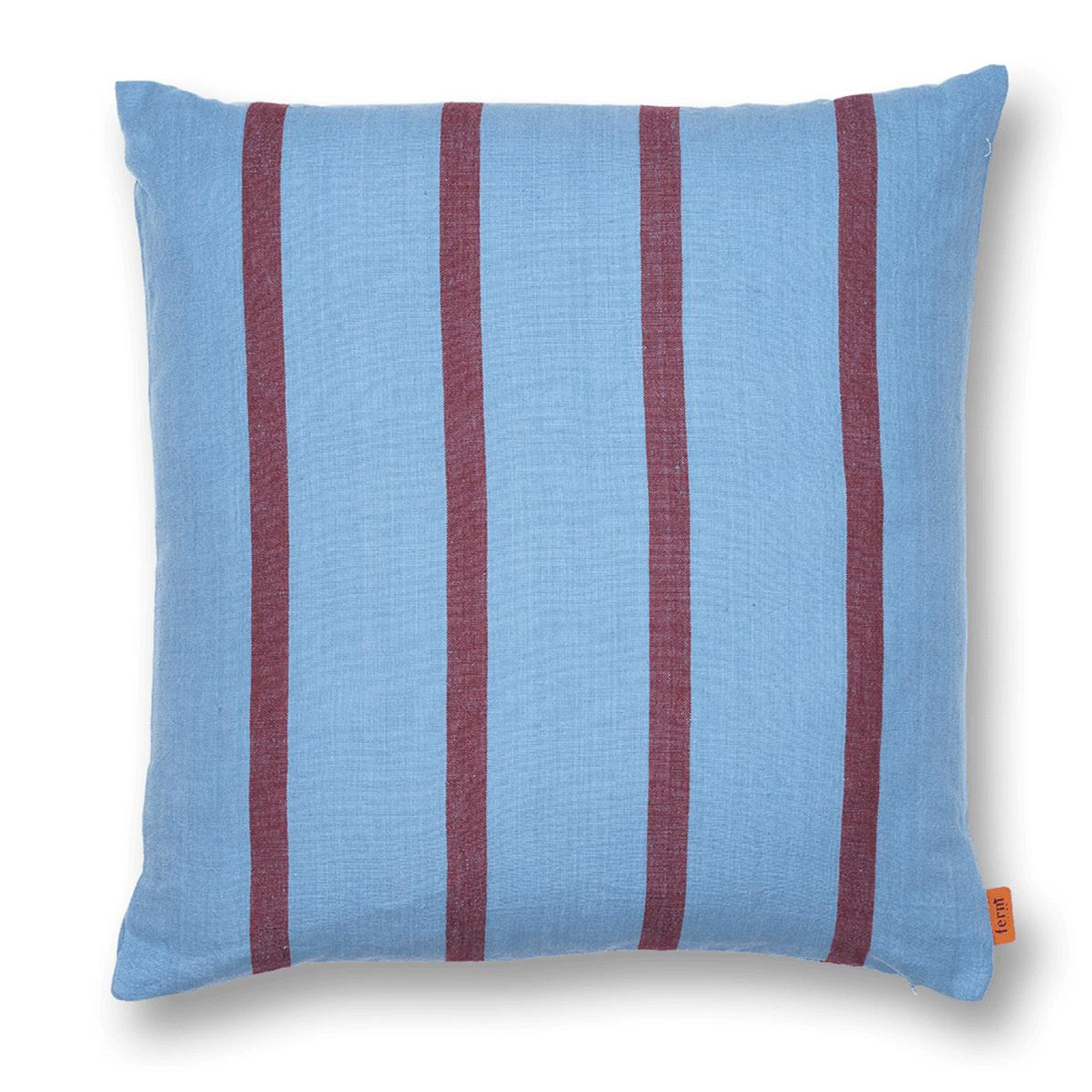 ferm LIVING - Grand Kissen - blau, bordeaux/Streifen/BxH 50x50cm von ferm LIVING