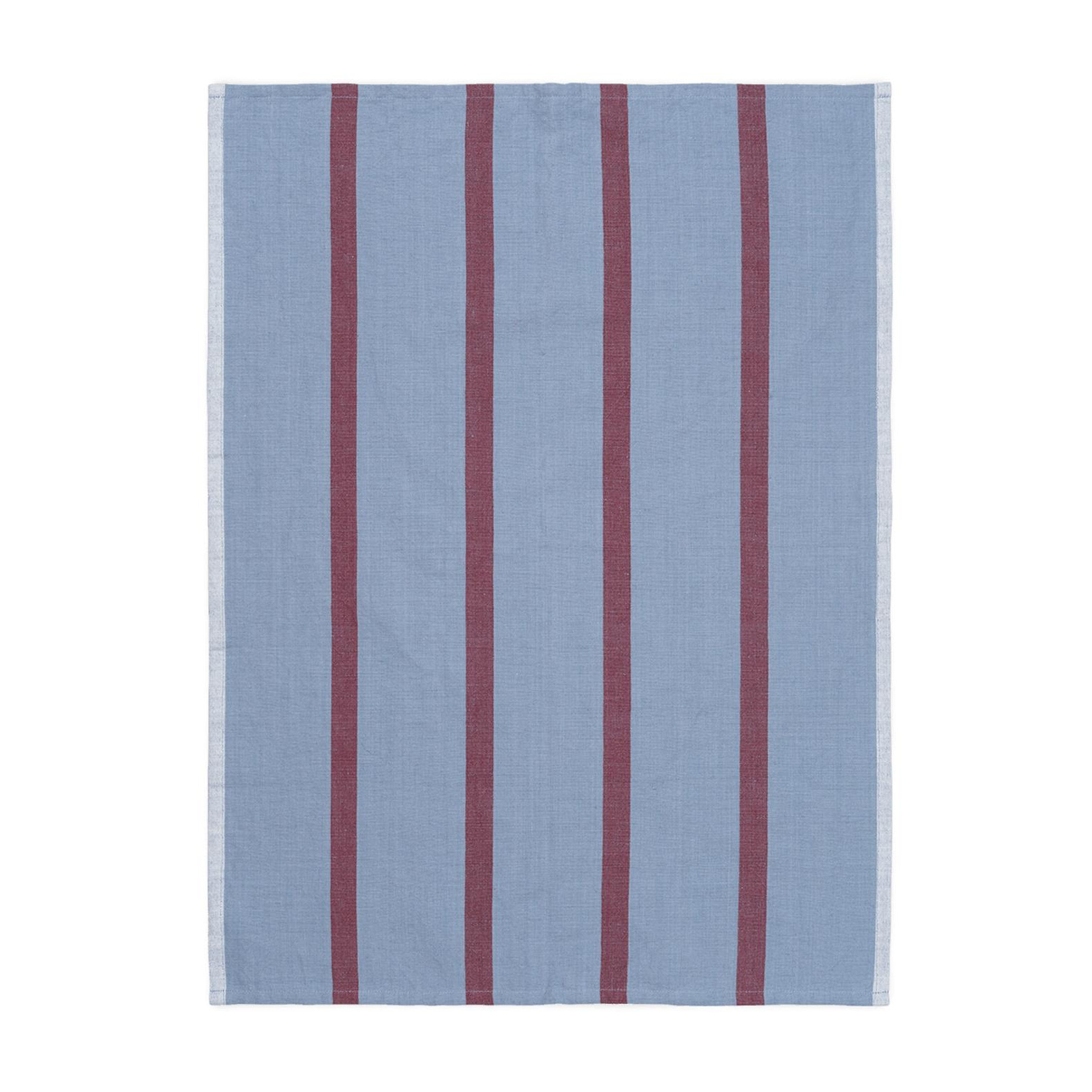 ferm LIVING - Hale Geschirrtuch - blau, bordeaux/BxH 50x70cm von ferm LIVING