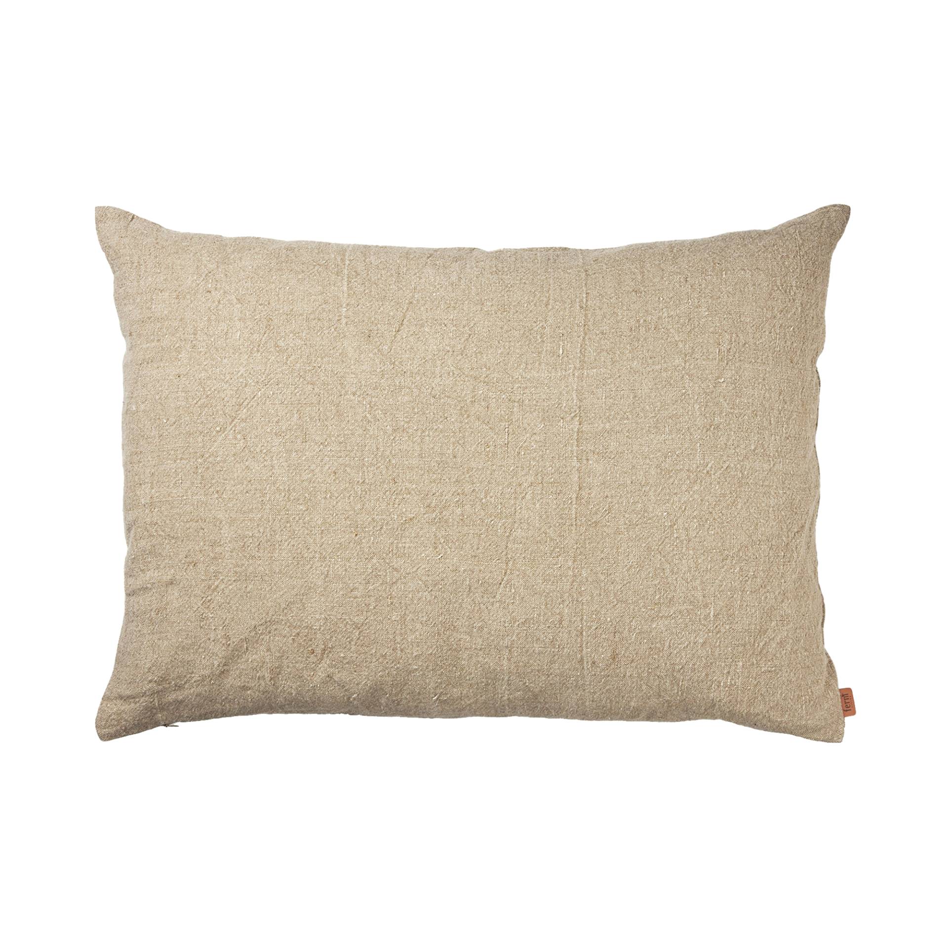 ferm LIVING - Heavy Leinen Kissen 80x60cm - natur/BxH 80x60cm von ferm LIVING